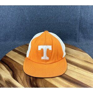 Vtg 90s Tennessee Volunteers Mesh Trucker Pennant Headwear Snapback USA Made